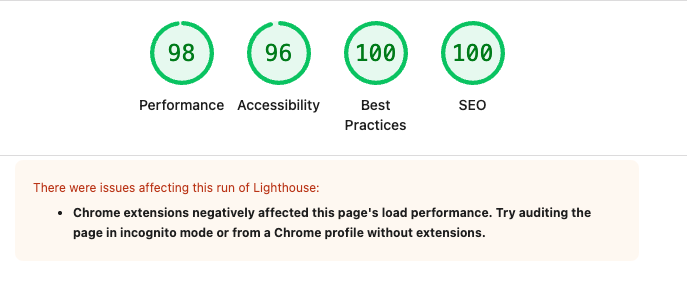 Lighthouse snapshot